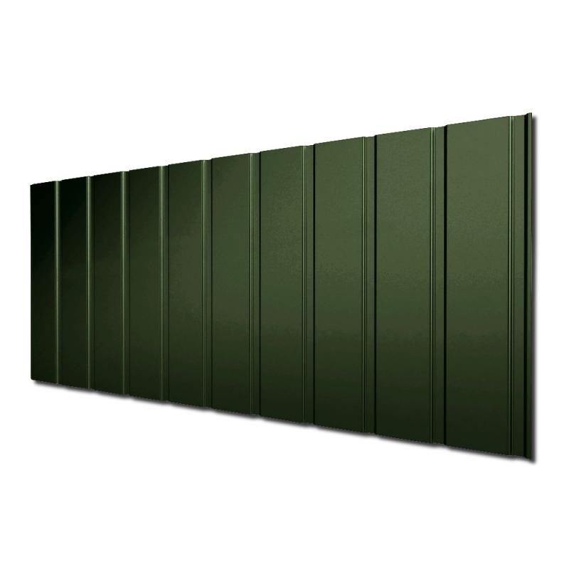 Wandblech T-7W - Hier in RAL6020 Chromoxidgrün - eine wirklich tolle Farbe für eine wirklich tolle Wand - Ihre!